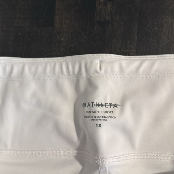 Athleta White Run With It Skort Activewear Size 1X - Picture 3 of 9